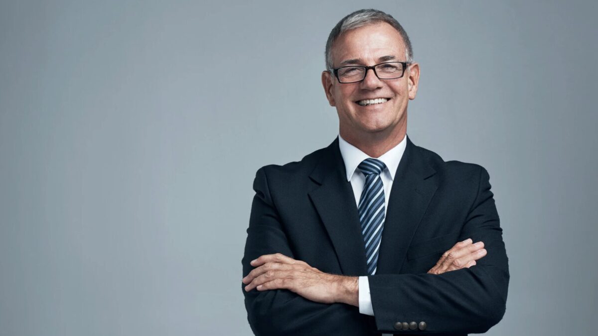 Gratulation und Glückwünsche zum Firmenjubiläum für den Chef