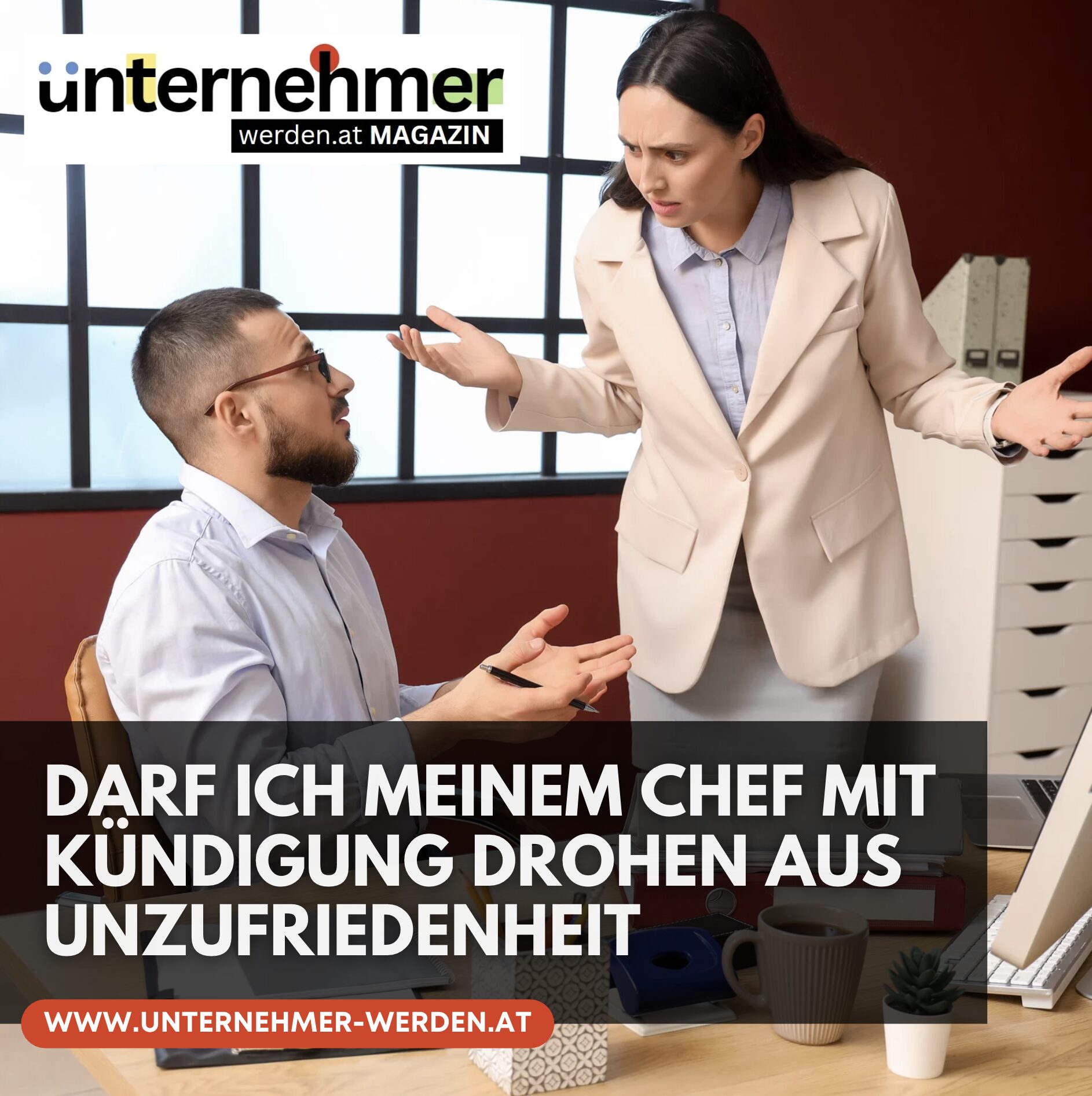 Darf ich meinem Chef mit Kündigung drohen aus Unzufriedenheit Darf ich meinem Chef mit Kündigung drohen aus Unzufriedenheit