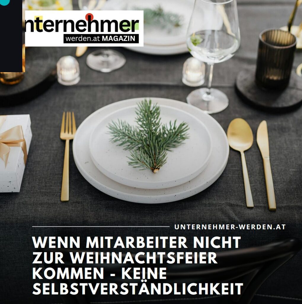 Wenn Mitarbeiter nicht zur Weihnachtsfeier kommen - keine Selbstverständlichkeit Wenn Mitarbeiter nicht zur Weihnachtsfeier kommen - keine Selbstverständlichkeit