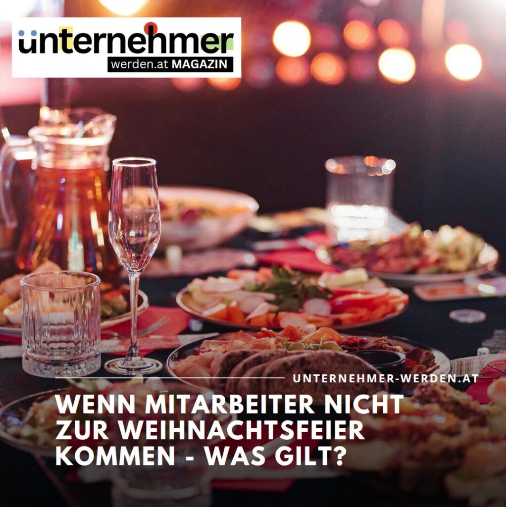Wenn Mitarbeiter nicht zur Weihnachtsfeier kommen - was gilt? Wenn Mitarbeiter nicht zur Weihnachtsfeier kommen - was gilt?