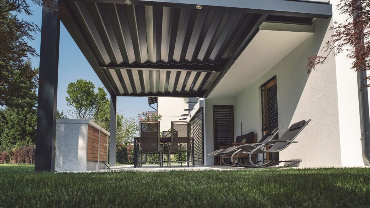 Moderne Terrassenüberdachungen