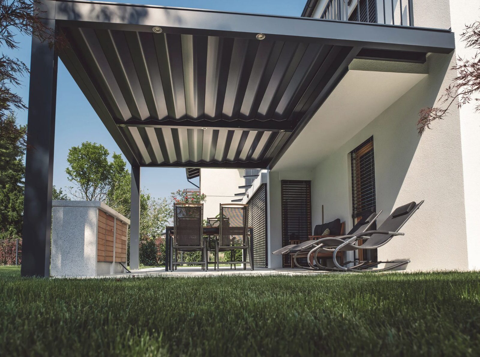 Moderne Terrassenüberdachungen