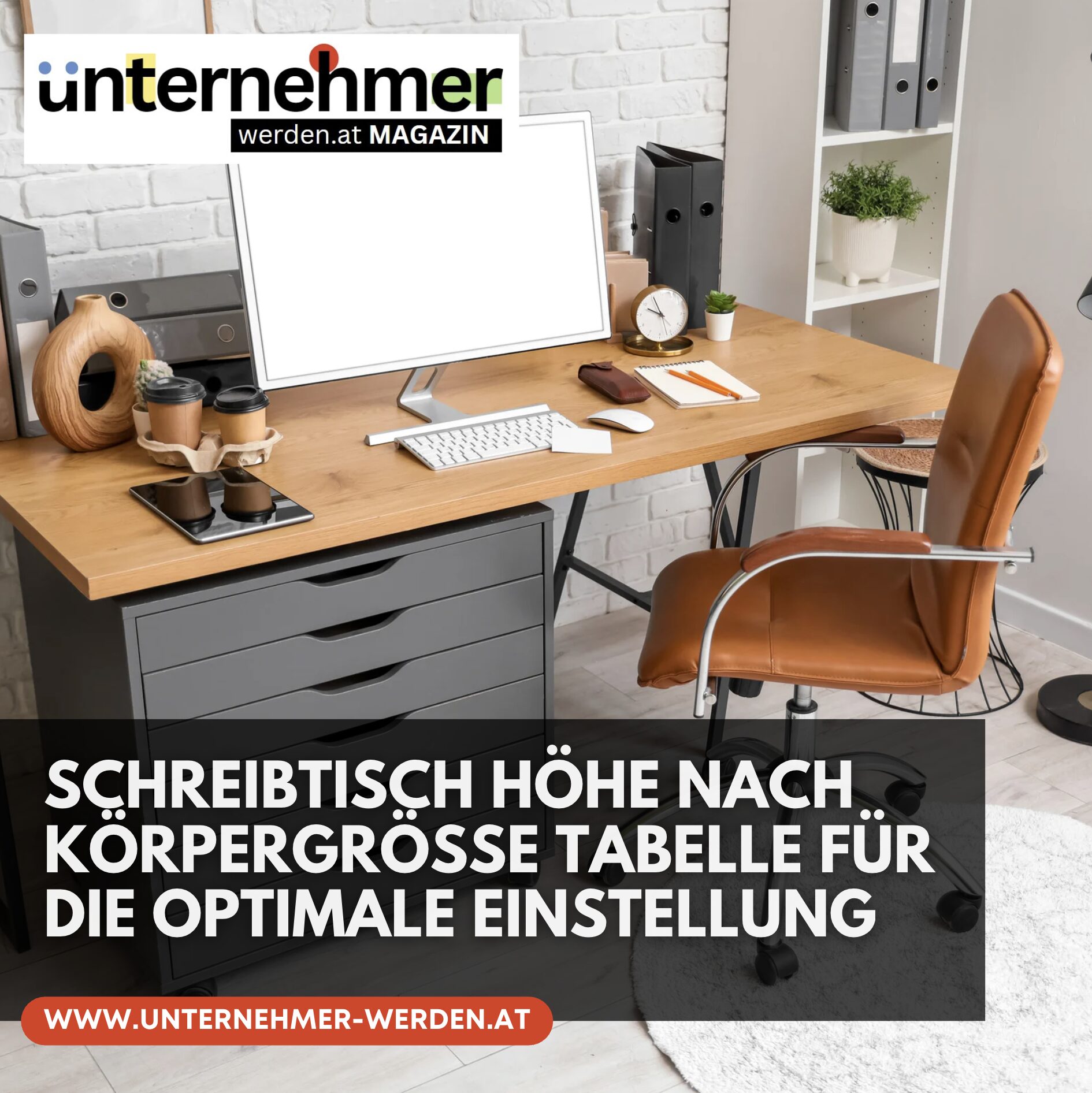 Schreibtisch Höhe nach Körpergröße Tabelle für die optimale Einstellung Schreibtisch Höhe nach Körpergröße Tabelle für die optimale Einstellung