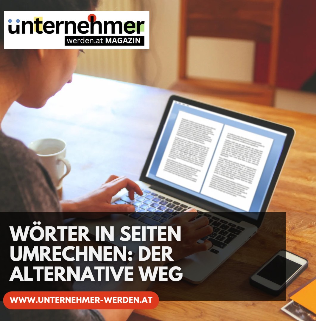 Wörter in Seiten umrechnen Der alternative Weg Wörter in Seiten umrechnen Der alternative Weg