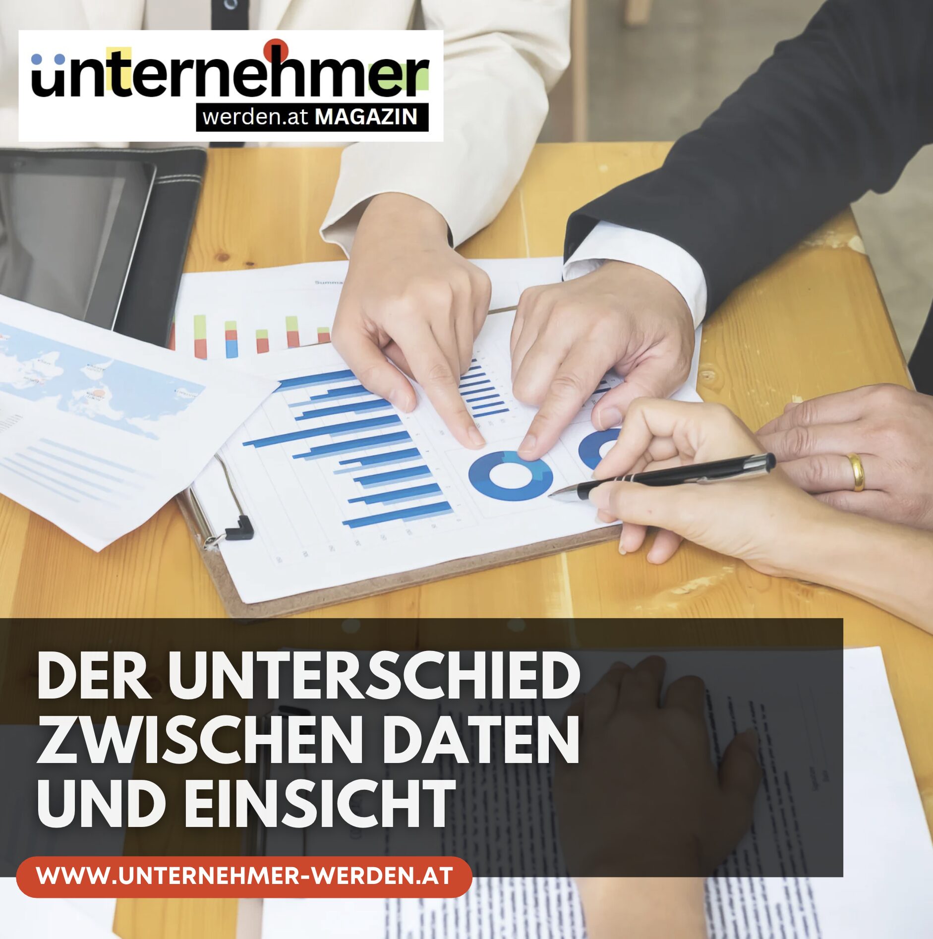 Der Unterschied zwischen Daten und Einsicht Der Unterschied zwischen Daten und Einsicht