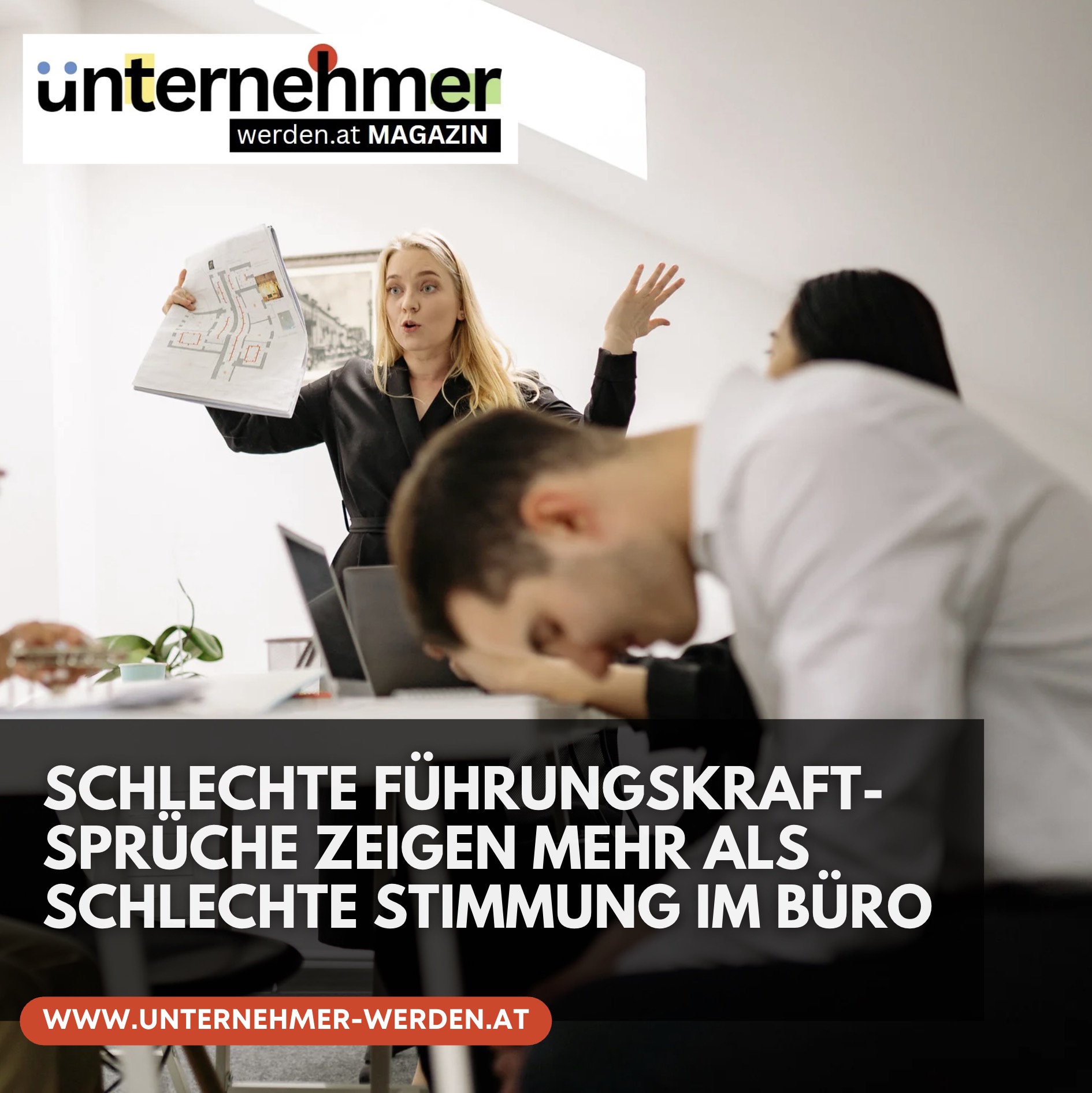 Schlechte Führungskraft-Sprüche zeigen mehr als schlechte Stimmung im Büro Schlechte Führungskraft-Sprüche zeigen mehr als schlechte Stimmung im Büro
